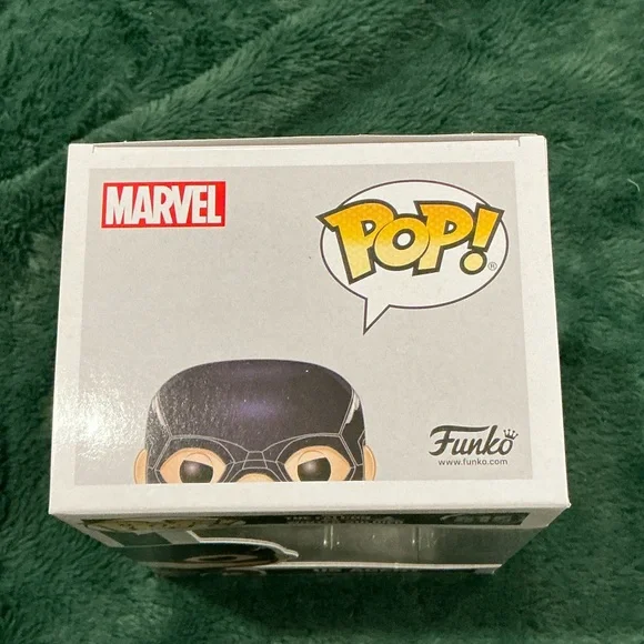 Funko Pop! US Agent Figure in Black, Red, White, Gold Accents - Picture 5 of 6